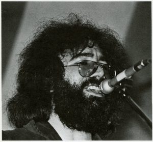 Jerry Garcia of the Grateful Dead performing on September 30, 1972