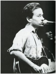 Gordon Gano of the Violent Femmes performing on April 20. 1991