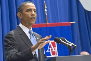 President Barack Obama spoke about immigration reform at AU on July 1, 2010.