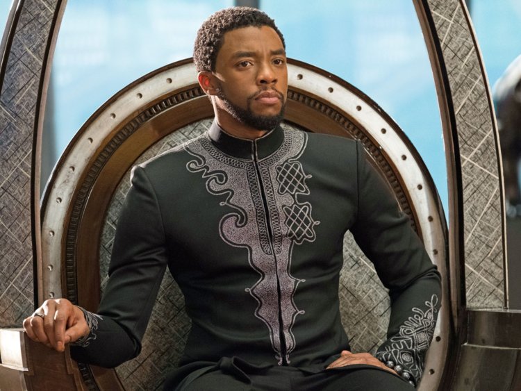 T'Challa on his throne.